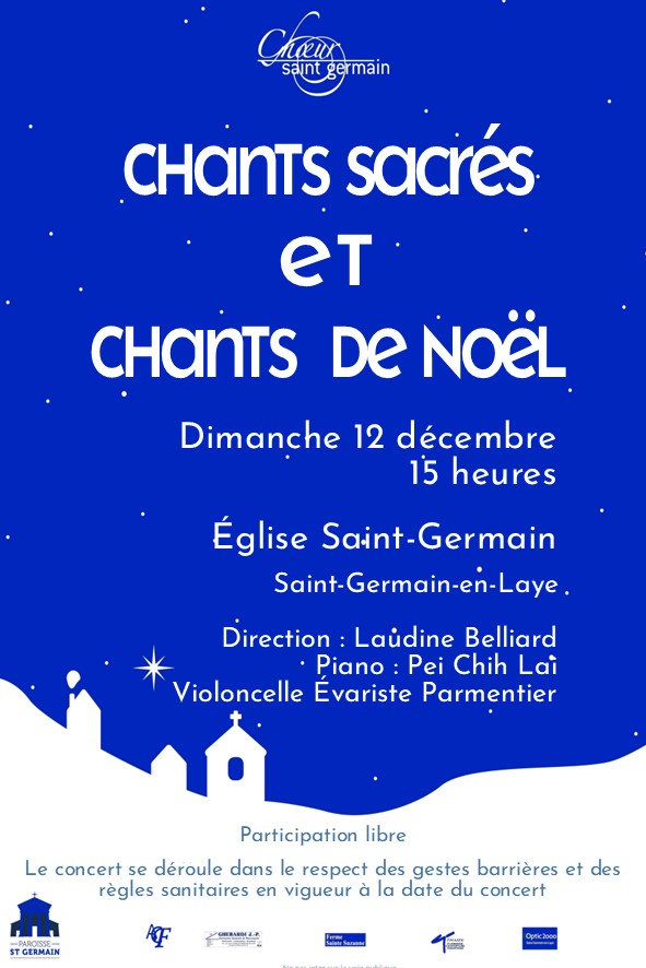 Concert de Noël 2021 du Choeur Saint-Germain